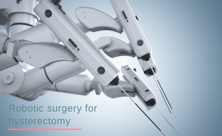 Robotic surgery for hysterectomy