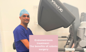Endometriosis, robotic surgery, DR Kothari