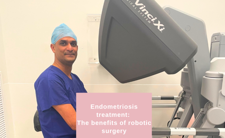 Endometriosis, robotic surgery, DR Kothari