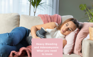 Adenomyosis, women in bed with painful periods
